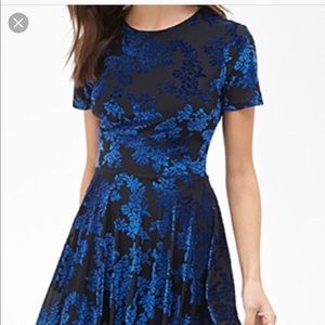 Floral Velvet dress